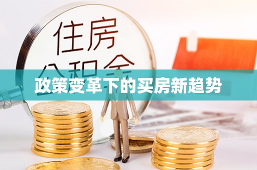 高坪政策变革下的买房新趋势