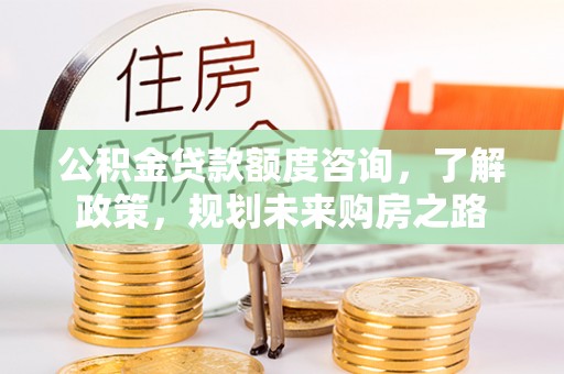 高坪公积金贷款额度咨询，了解政策，规划未来购房之路