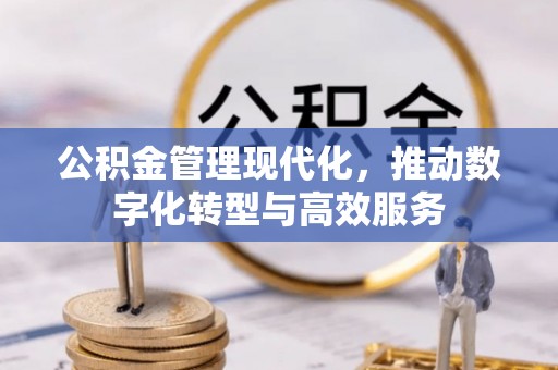 高坪公积金管理现代化，推动数字化转型与高效服务