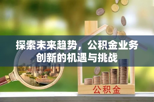 高坪探索未来趋势，公积金业务创新的机遇与挑战