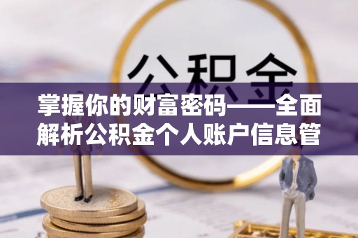 高坪掌握你的财富密码——全面解析公积金个人账户信息管理与优化